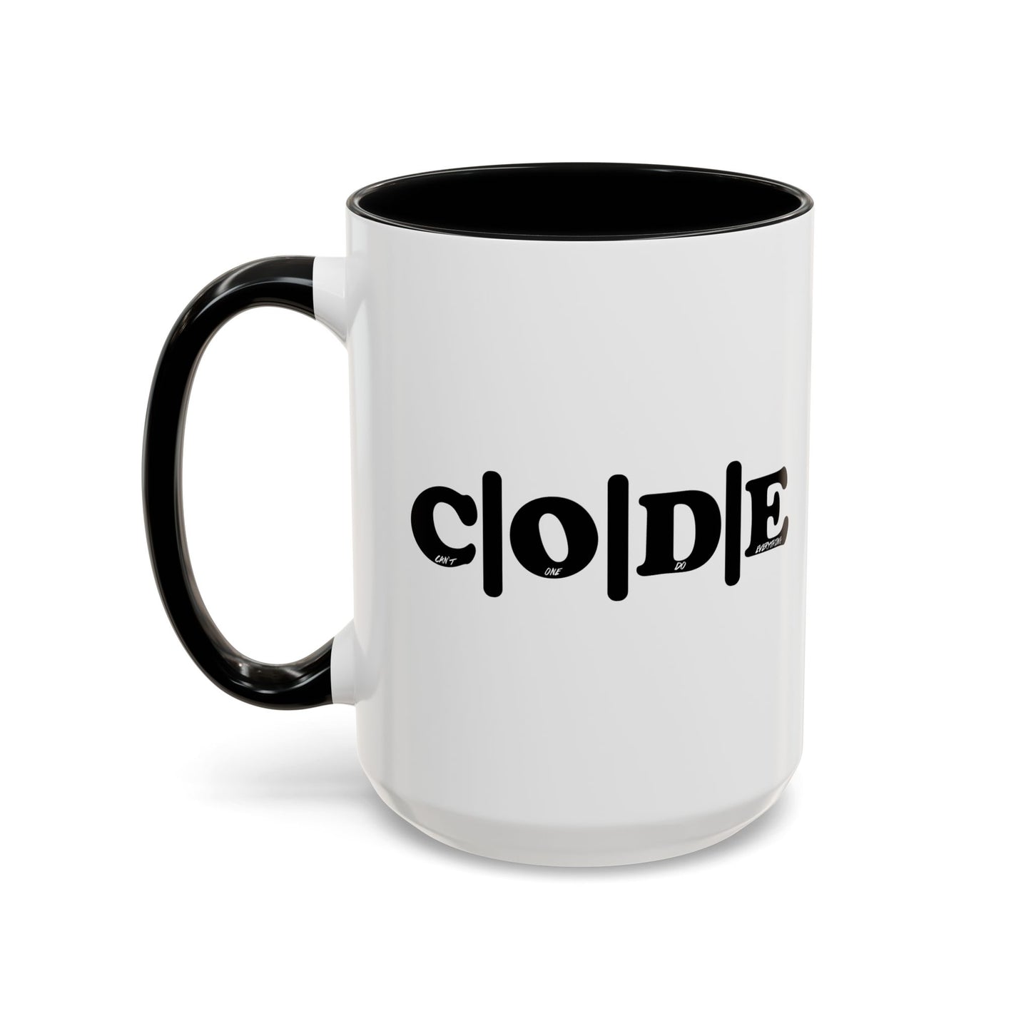C|O|D|E Accent Coffee Mug: Stylish Coffee Cup for Home/Office, Great Gift for Coffee Lovers, Birthday, Holidays, Personalized Mug