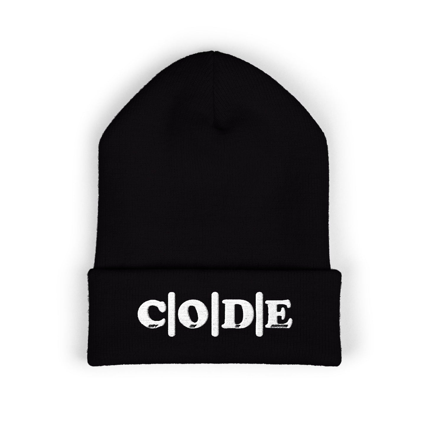 C|O|D|E Beanie Embroidery, Warm Winter Accessory, Fall Fashion Must-Have
