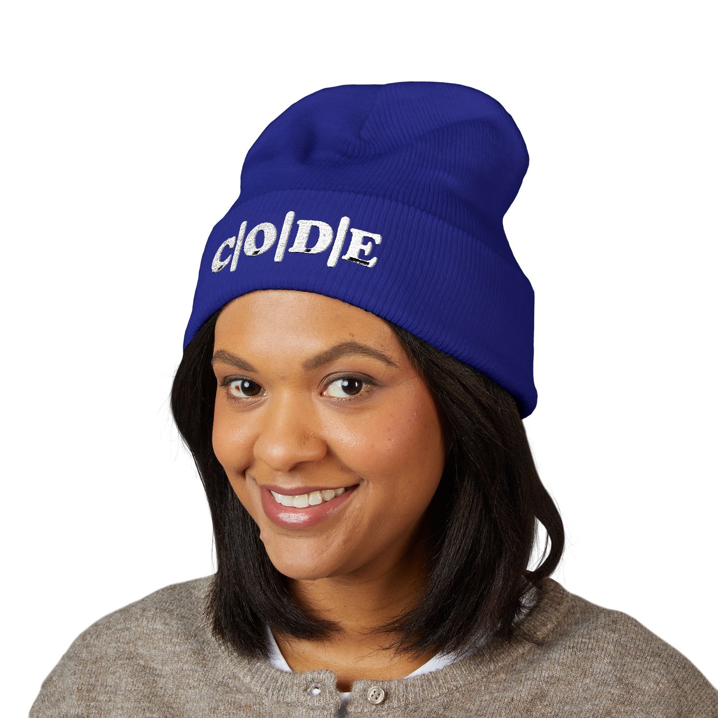 C|O|D|E Beanie Embroidery, Warm Winter Accessory, Fall Fashion Must-Have