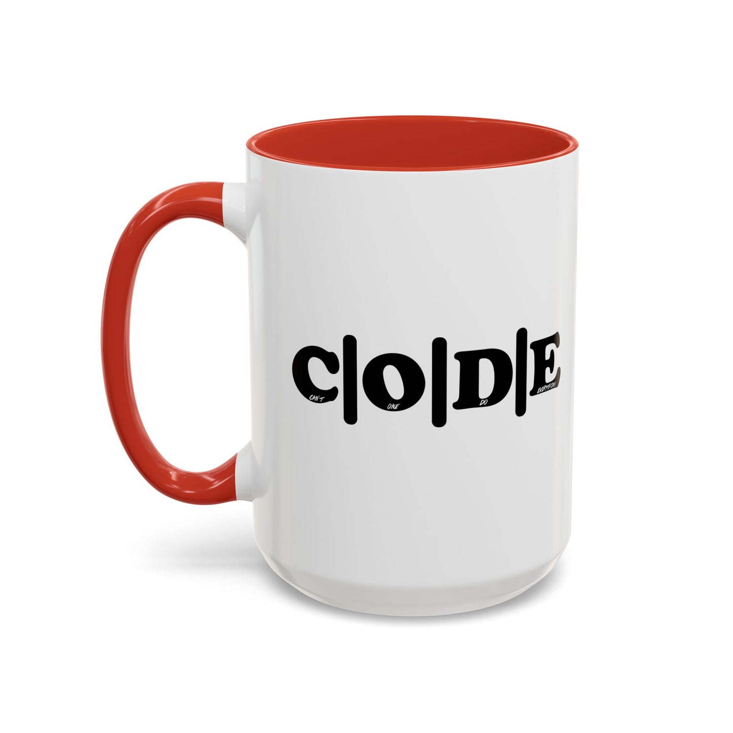 C|O|D|E Accent Coffee Mug: Stylish Coffee Cup for Home/Office, Great Gift for Coffee Lovers, Birthday, Holidays, Personalized Mug