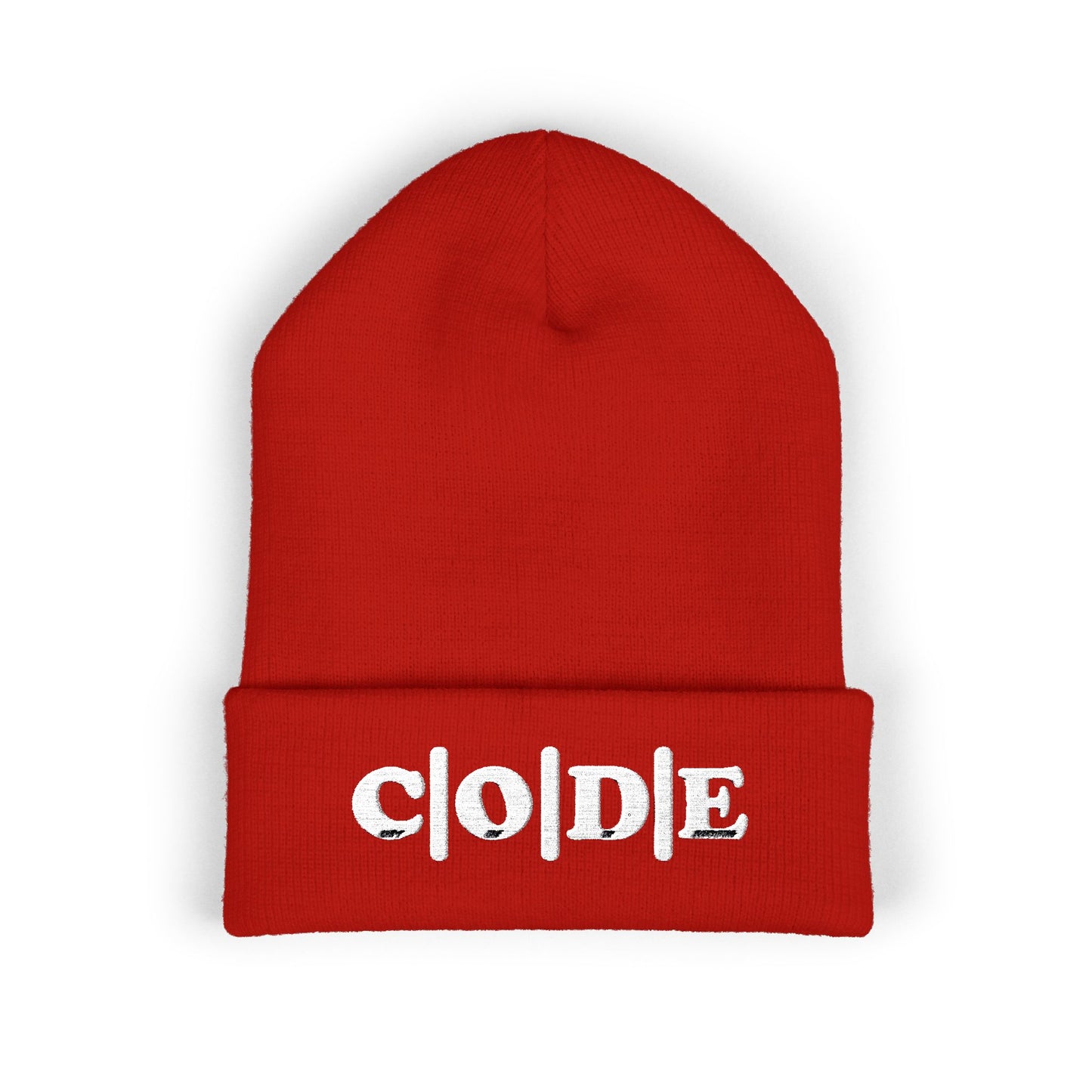 C|O|D|E Beanie Embroidery, Warm Winter Accessory, Fall Fashion Must-Have
