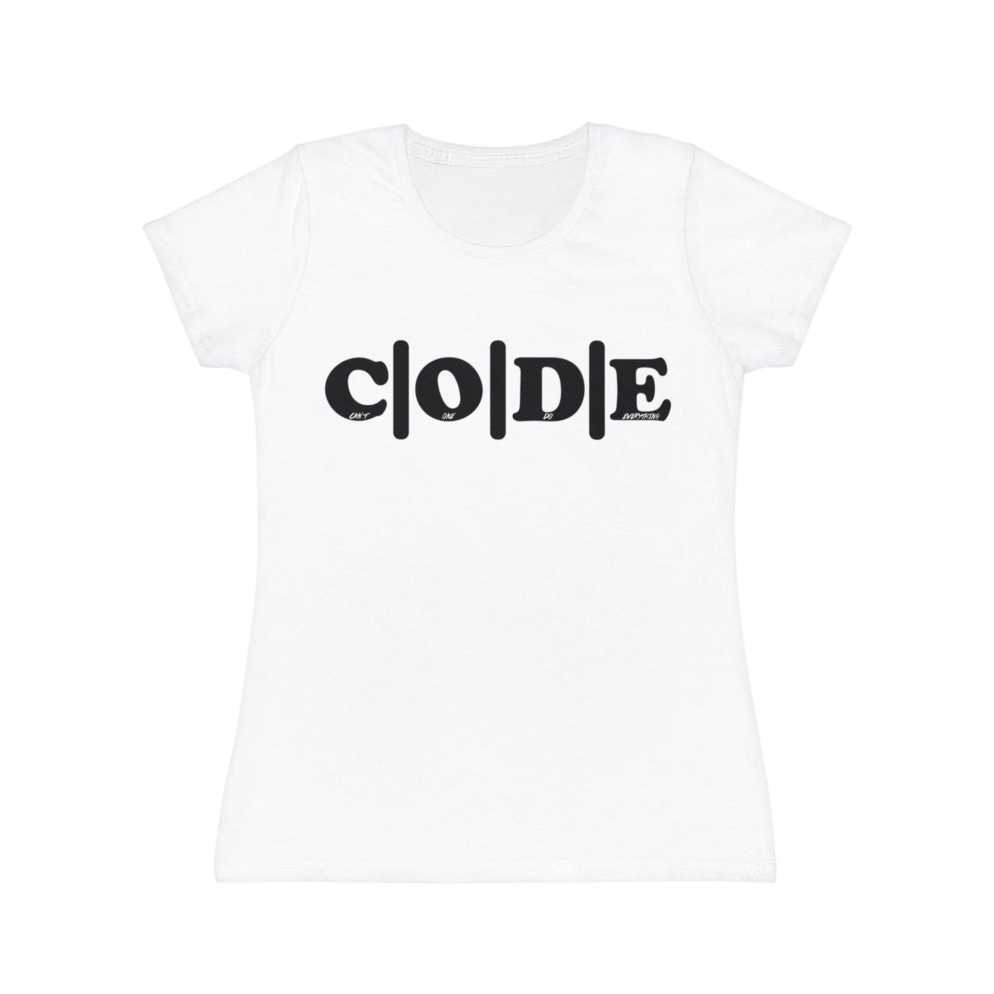 C|O|D|E Women's Flagship T-Shirt, Code and Civilization Design, Casual Wear, Gift for Her, Inspirational Clothing, Everyday Wardrobe