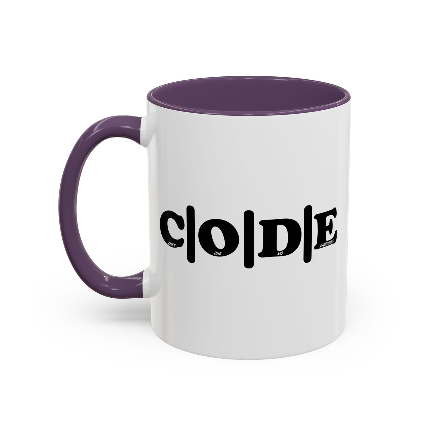 C|O|D|E Accent Coffee Mug: Stylish Coffee Cup for Home/Office, Great Gift for Coffee Lovers, Birthday, Holidays, Personalized Mug