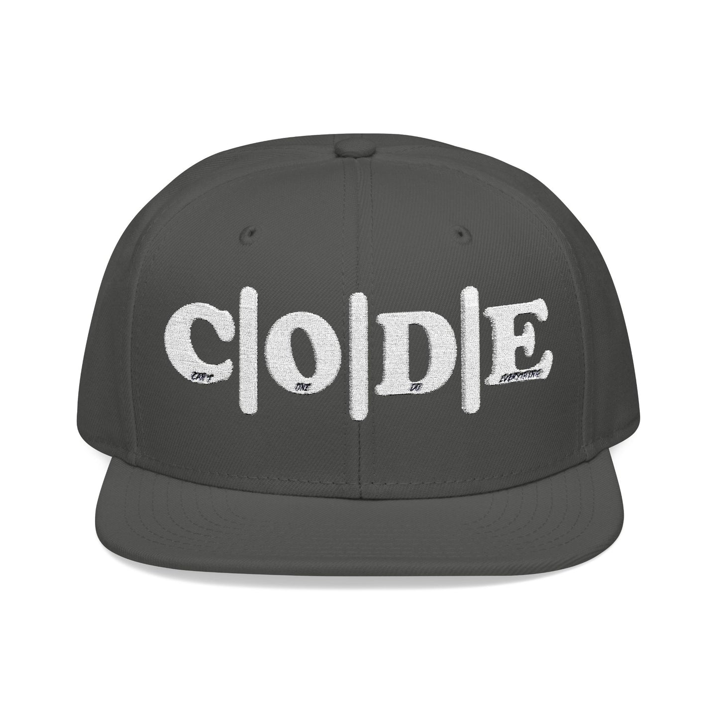 C|O|D|E Snapback Hat - Embroidery - Made for All Types of Occasions - Designed to Dictate the Vibe