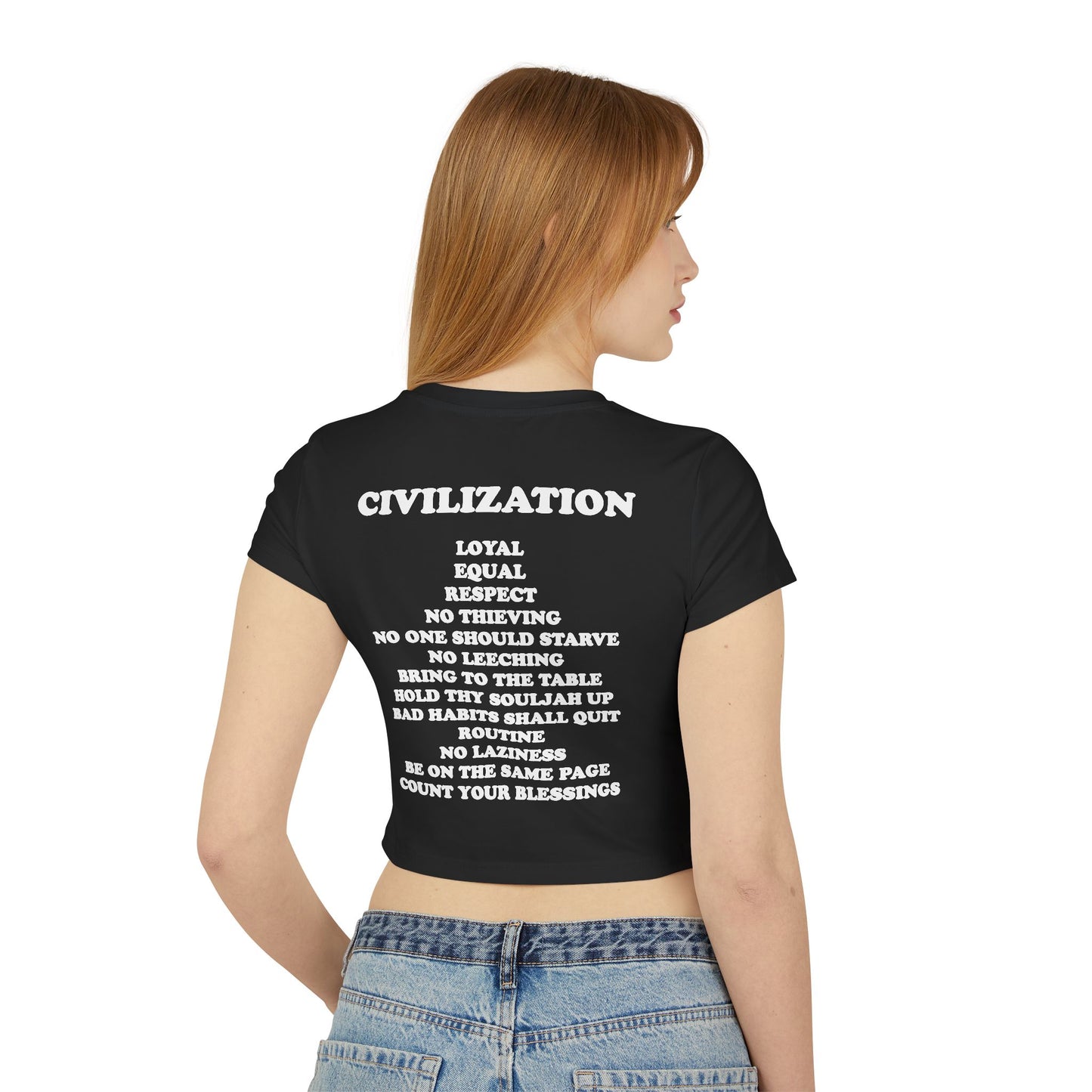 C|O|D|E Women’s Flagship Baby Tee, Casual Graphic Top, Trendy Cropped Shirt, Cute Summer Apparel