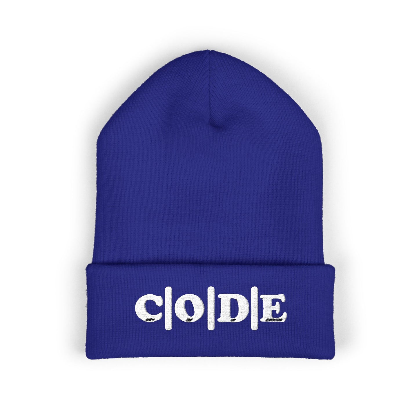C|O|D|E Beanie Embroidery, Warm Winter Accessory, Fall Fashion Must-Have