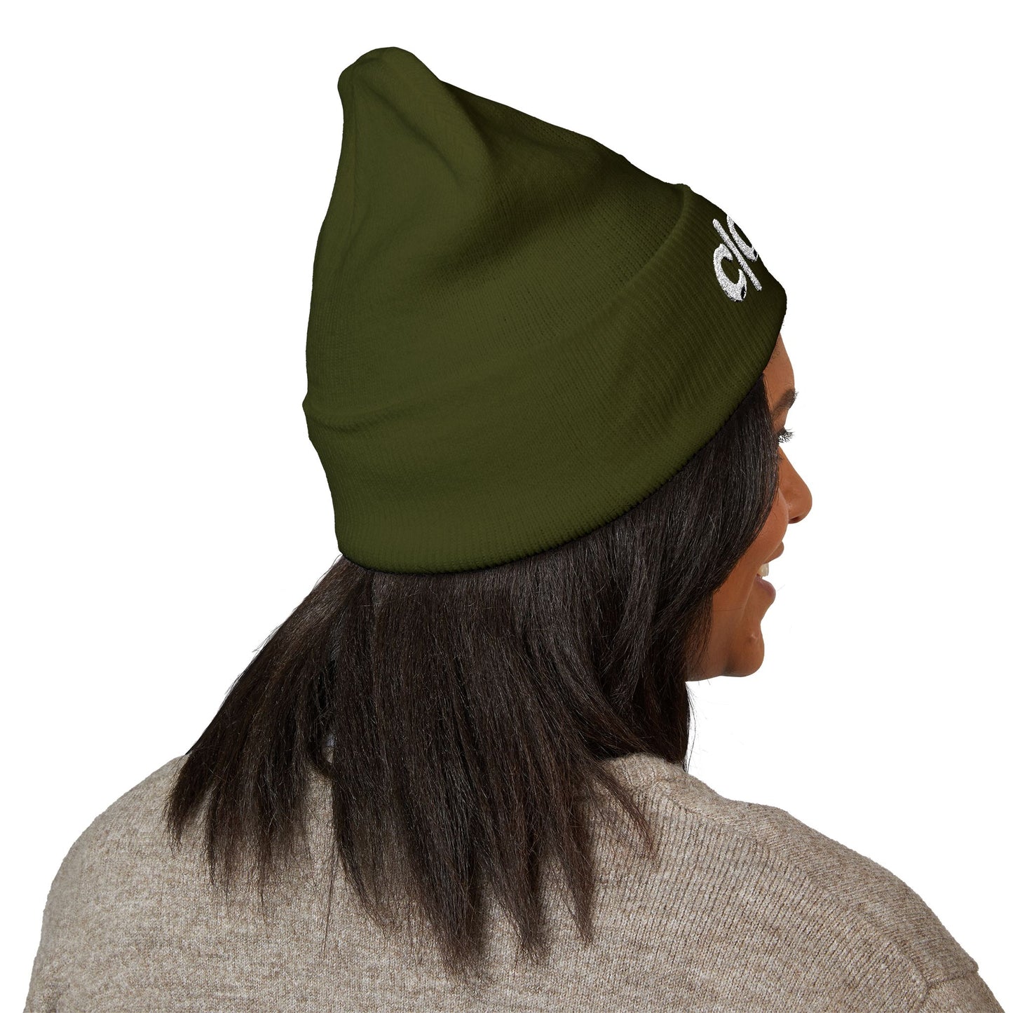 C|O|D|E Beanie Embroidery, Warm Winter Accessory, Fall Fashion Must-Have