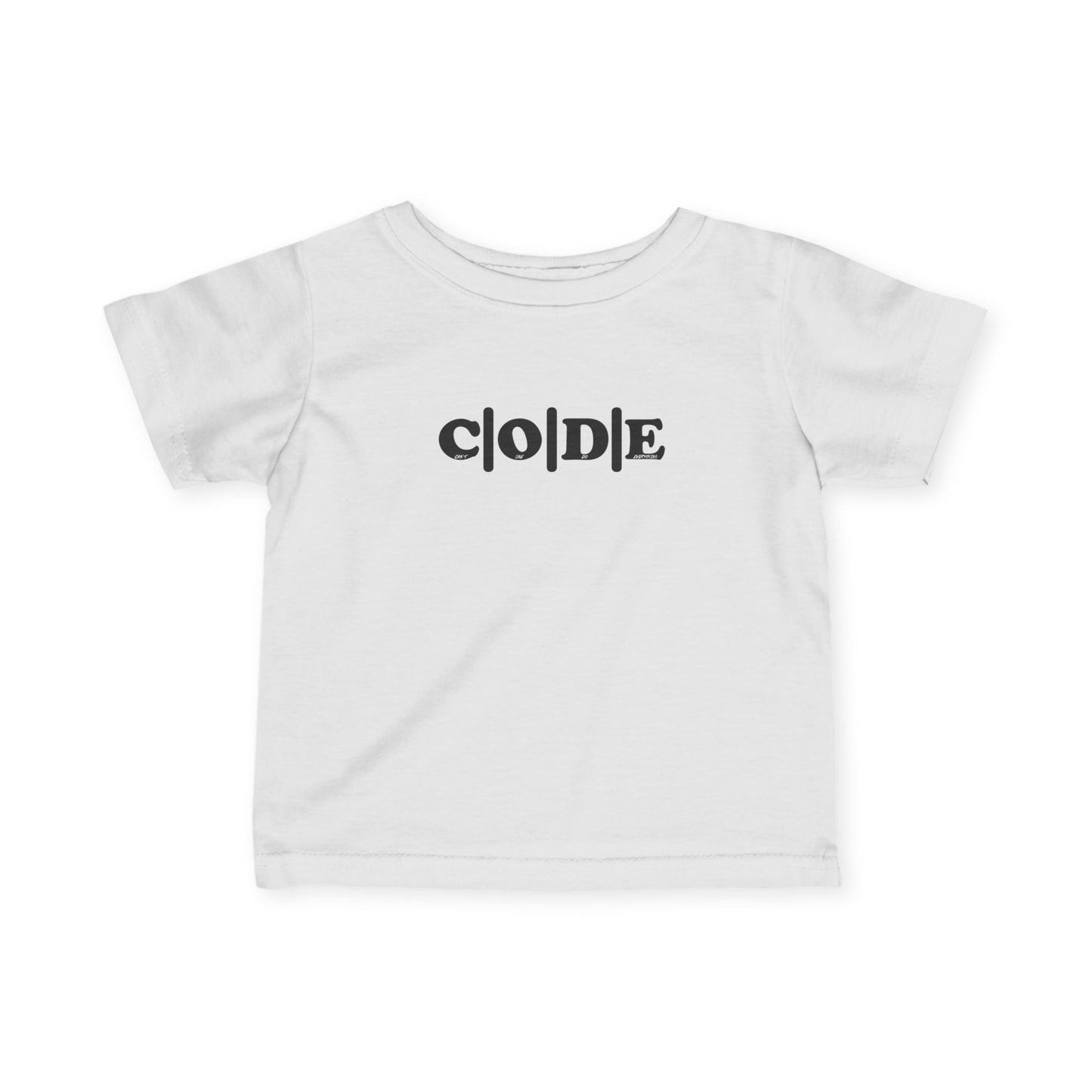 C|O|D|E Infants Flagship Tee, Cute Baby Shirt, Toddler T-Shirt, Gift for New Parents, Baby Wear, Nursery Outfit