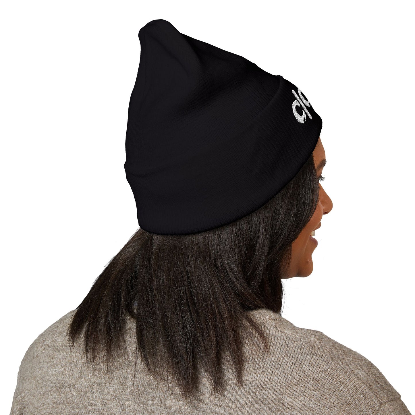 C|O|D|E Beanie Embroidery, Warm Winter Accessory, Fall Fashion Must-Have
