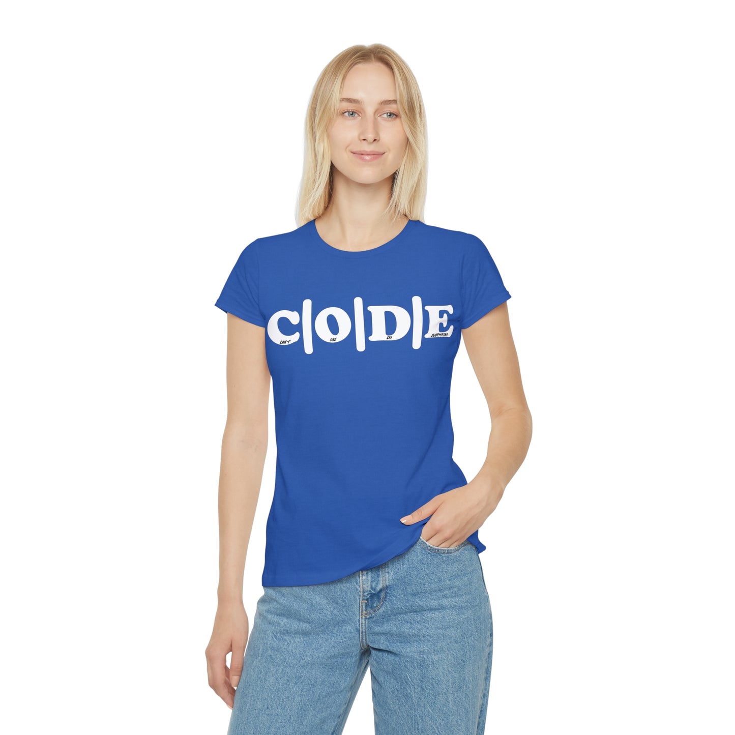 C|O|D|E Women's Flagship T-Shirt, Code and Civilization Design, Casual Wear, Gift for Her, Inspirational Clothing, Everyday Wardrobe