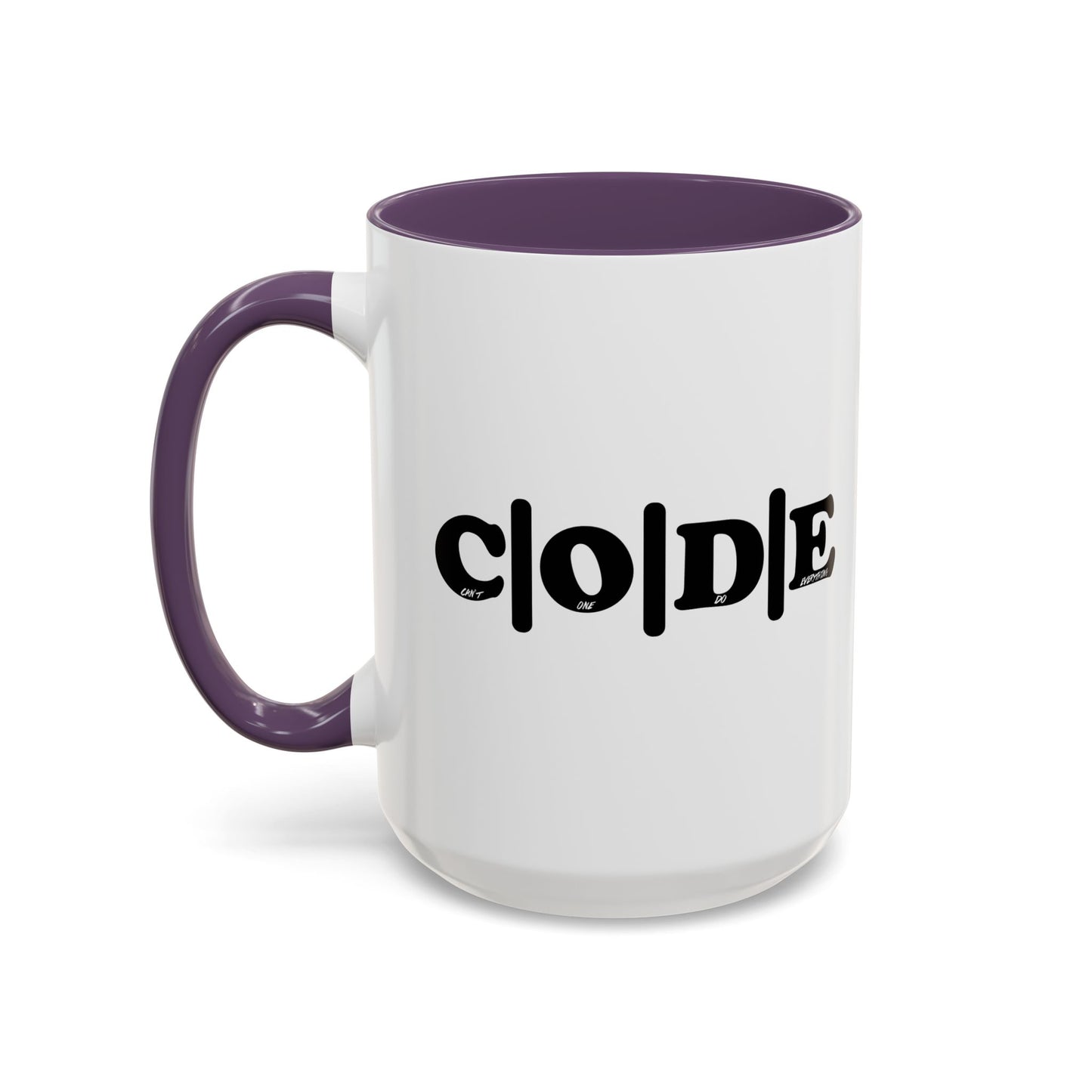 C|O|D|E Accent Coffee Mug: Stylish Coffee Cup for Home/Office, Great Gift for Coffee Lovers, Birthday, Holidays, Personalized Mug