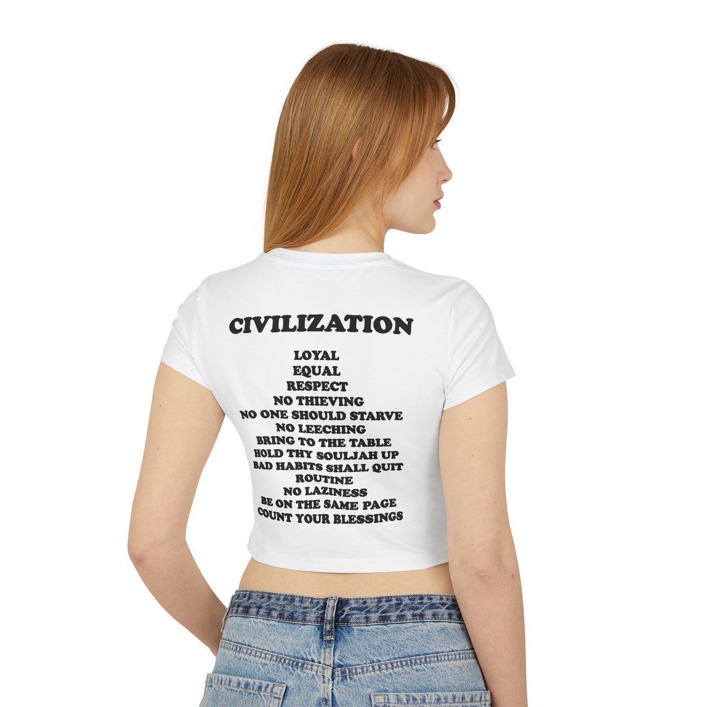 C|O|D|E Women’s Flagship Baby Tee, Casual Graphic Top, Trendy Cropped Shirt, Cute Summer Apparel