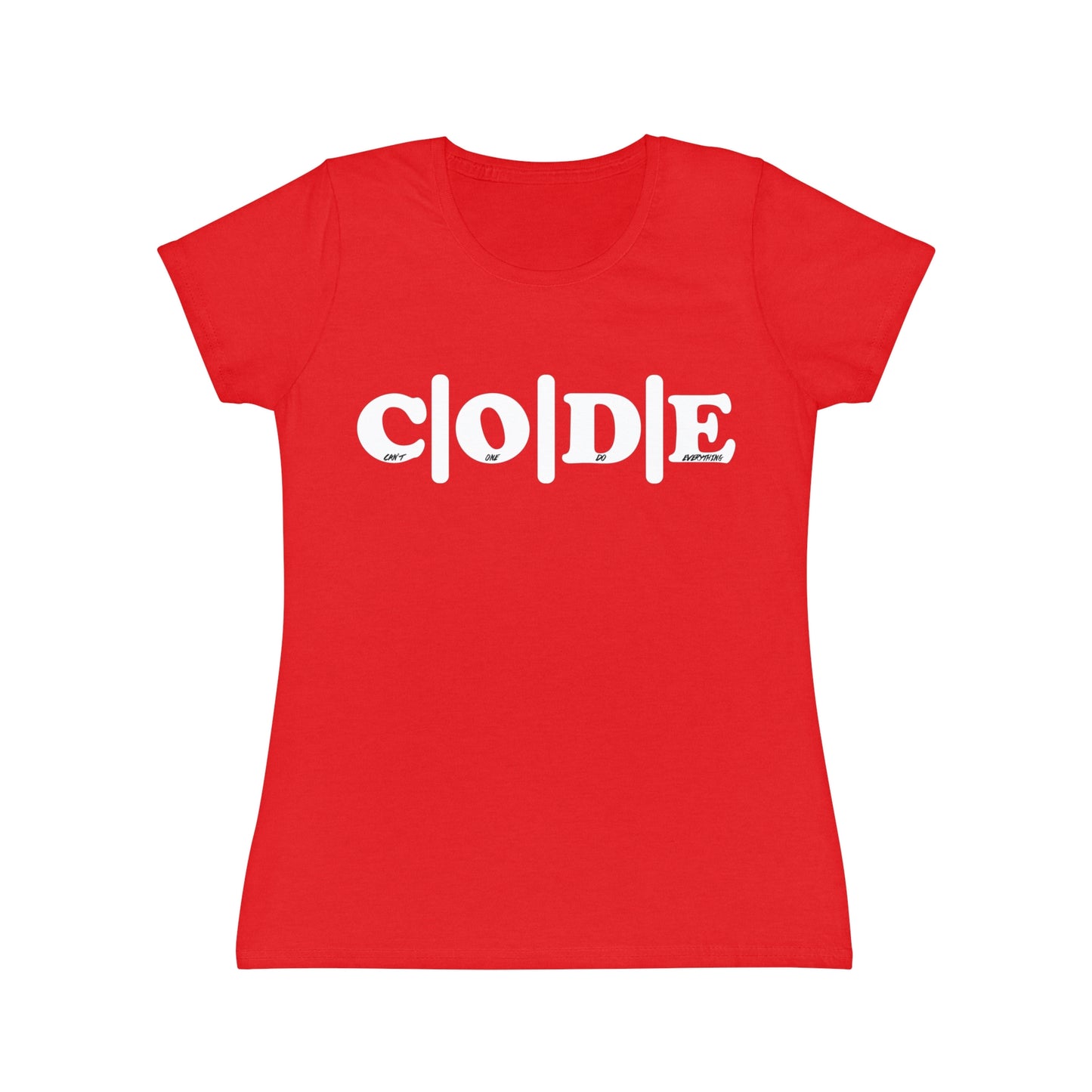 C|O|D|E Women's Flagship T-Shirt, Code and Civilization Design, Casual Wear, Gift for Her, Inspirational Clothing, Everyday Wardrobe