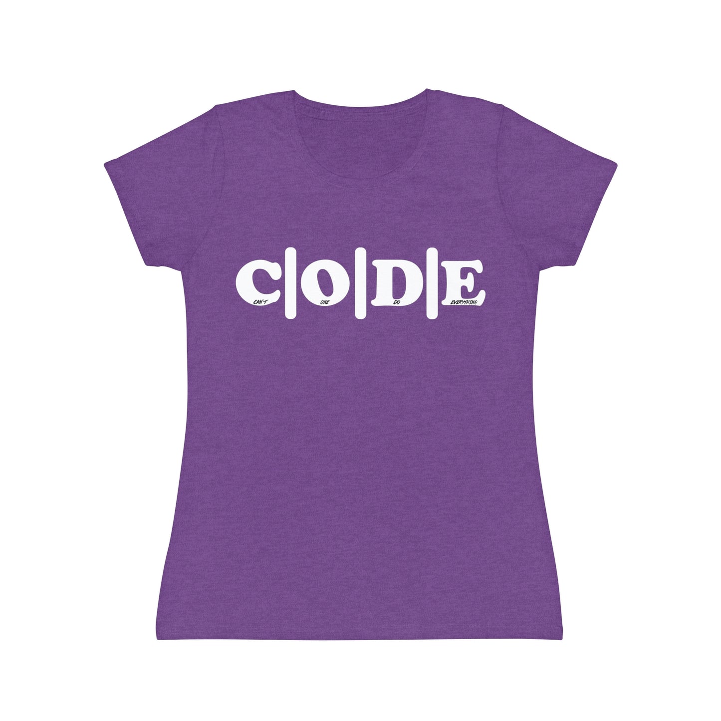 C|O|D|E Women's Flagship T-Shirt, Code and Civilization Design, Casual Wear, Gift for Her, Inspirational Clothing, Everyday Wardrobe