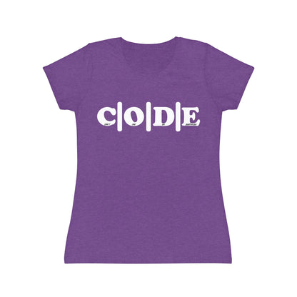 C|O|D|E Women's Flagship T-Shirt, Code and Civilization Design, Casual Wear, Gift for Her, Inspirational Clothing, Everyday Wardrobe