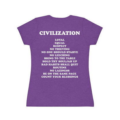 C|O|D|E Women's Flagship T-Shirt, Code and Civilization Design, Casual Wear, Gift for Her, Inspirational Clothing, Everyday Wardrobe
