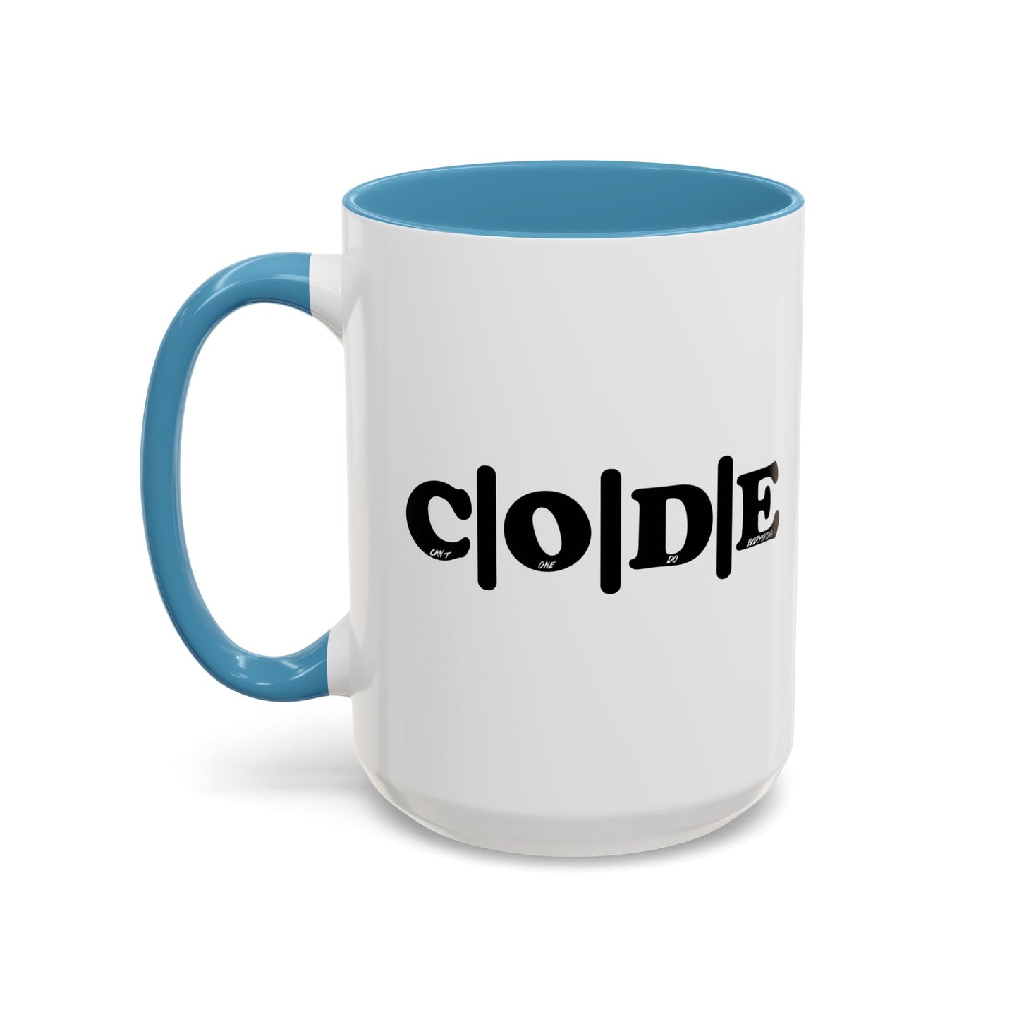 C|O|D|E Accent Coffee Mug: Stylish Coffee Cup for Home/Office, Great Gift for Coffee Lovers, Birthday, Holidays, Personalized Mug