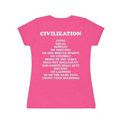 C|O|D|E Women's Flagship T-Shirt, Code and Civilization Design, Casual Wear, Gift for Her, Inspirational Clothing, Everyday Wardrobe