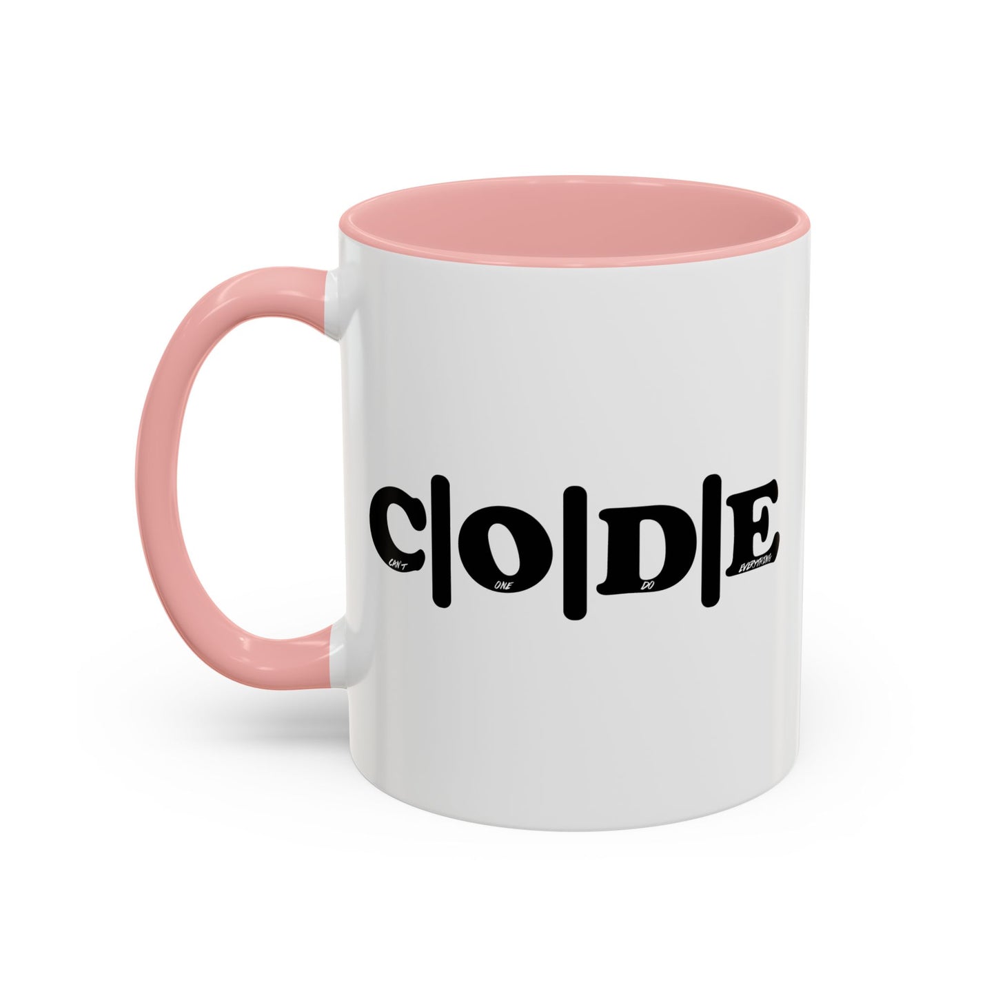 C|O|D|E Accent Coffee Mug: Stylish Coffee Cup for Home/Office, Great Gift for Coffee Lovers, Birthday, Holidays, Personalized Mug
