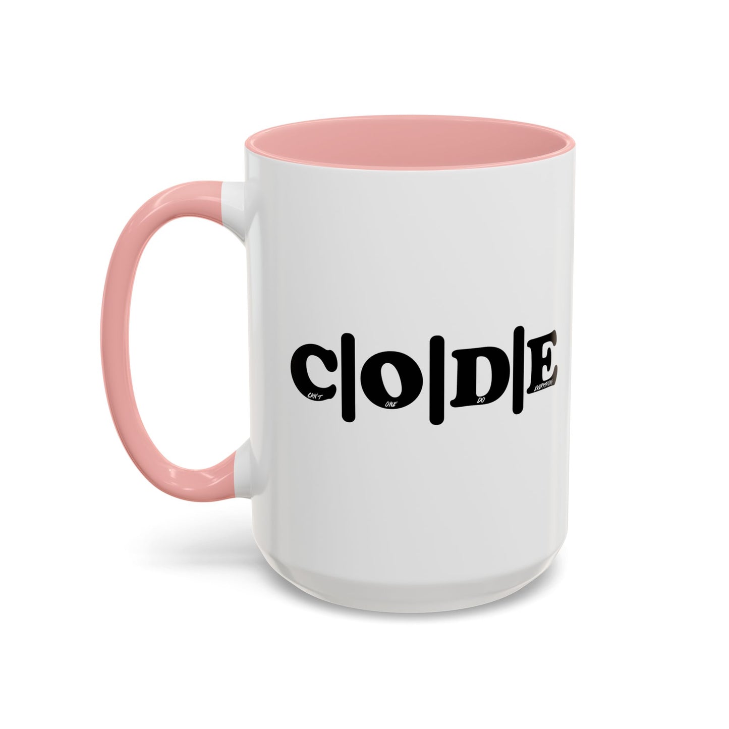 C|O|D|E Accent Coffee Mug: Stylish Coffee Cup for Home/Office, Great Gift for Coffee Lovers, Birthday, Holidays, Personalized Mug