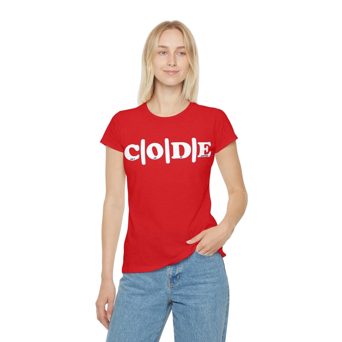 C|O|D|E Women's Flagship T-Shirt, Code and Civilization Design, Casual Wear, Gift for Her, Inspirational Clothing, Everyday Wardrobe