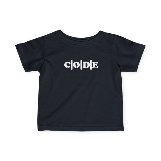 C|O|D|E Infants Flagship Tee, Cute Baby Shirt, Toddler T-Shirt, Gift for New Parents, Baby Wear, Nursery Outfit