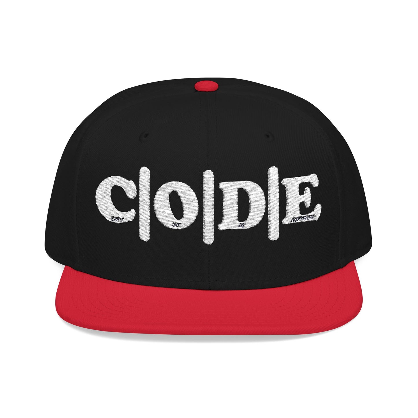 C|O|D|E Snapback Hat - Embroidery - Made for All Types of Occasions - Designed to Dictate the Vibe