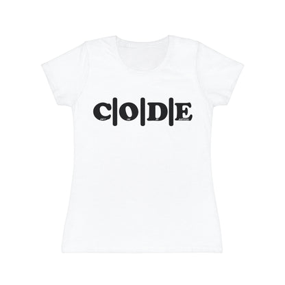 C|O|D|E Women's Flagship T-Shirt, Code and Civilization Design, Casual Wear, Gift for Her, Inspirational Clothing, Everyday Wardrobe