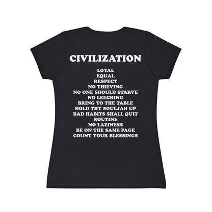 C|O|D|E Women's Flagship T-Shirt, Code and Civilization Design, Casual Wear, Gift for Her, Inspirational Clothing, Everyday Wardrobe