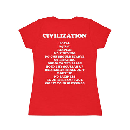 C|O|D|E Women's Flagship T-Shirt, Code and Civilization Design, Casual Wear, Gift for Her, Inspirational Clothing, Everyday Wardrobe