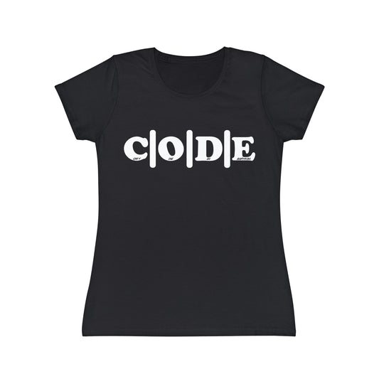 C|O|D|E Women's Flagship T-Shirt, Code and Civilization Design, Casual Wear, Gift for Her, Inspirational Clothing, Everyday Wardrobe