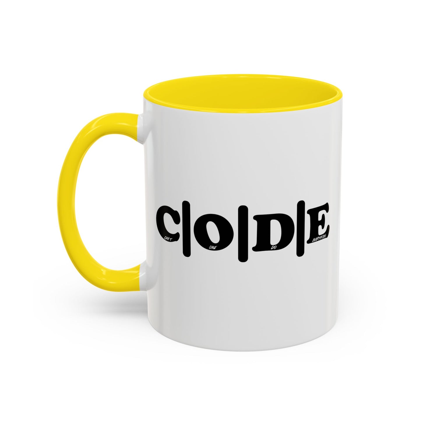 C|O|D|E Accent Coffee Mug: Stylish Coffee Cup for Home/Office, Great Gift for Coffee Lovers, Birthday, Holidays, Personalized Mug