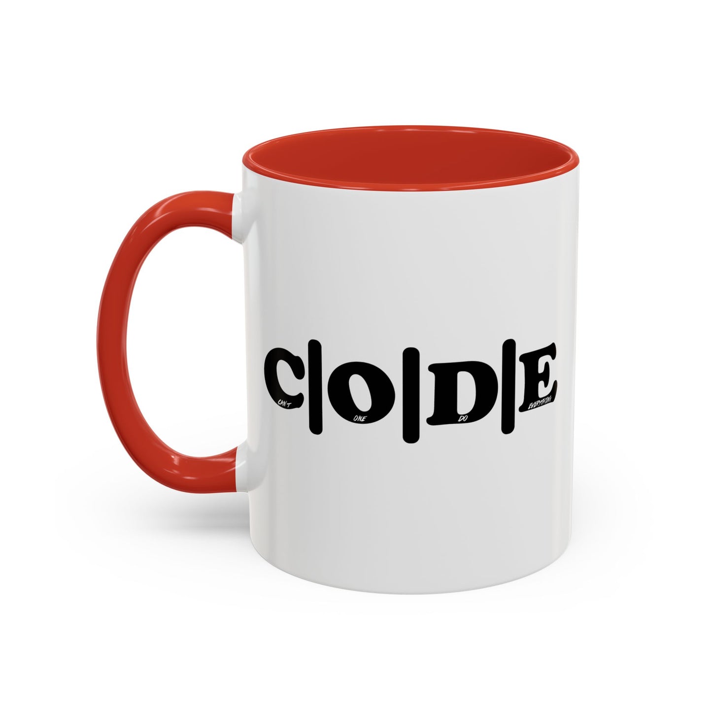 C|O|D|E Accent Coffee Mug: Stylish Coffee Cup for Home/Office, Great Gift for Coffee Lovers, Birthday, Holidays, Personalized Mug