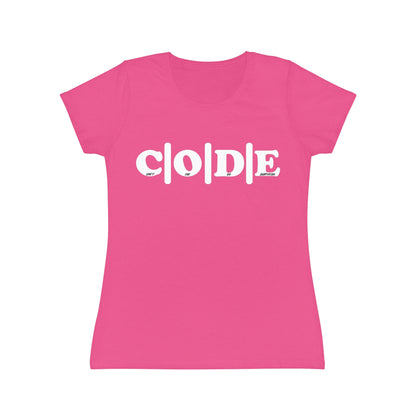 C|O|D|E Women's Flagship T-Shirt, Code and Civilization Design, Casual Wear, Gift for Her, Inspirational Clothing, Everyday Wardrobe