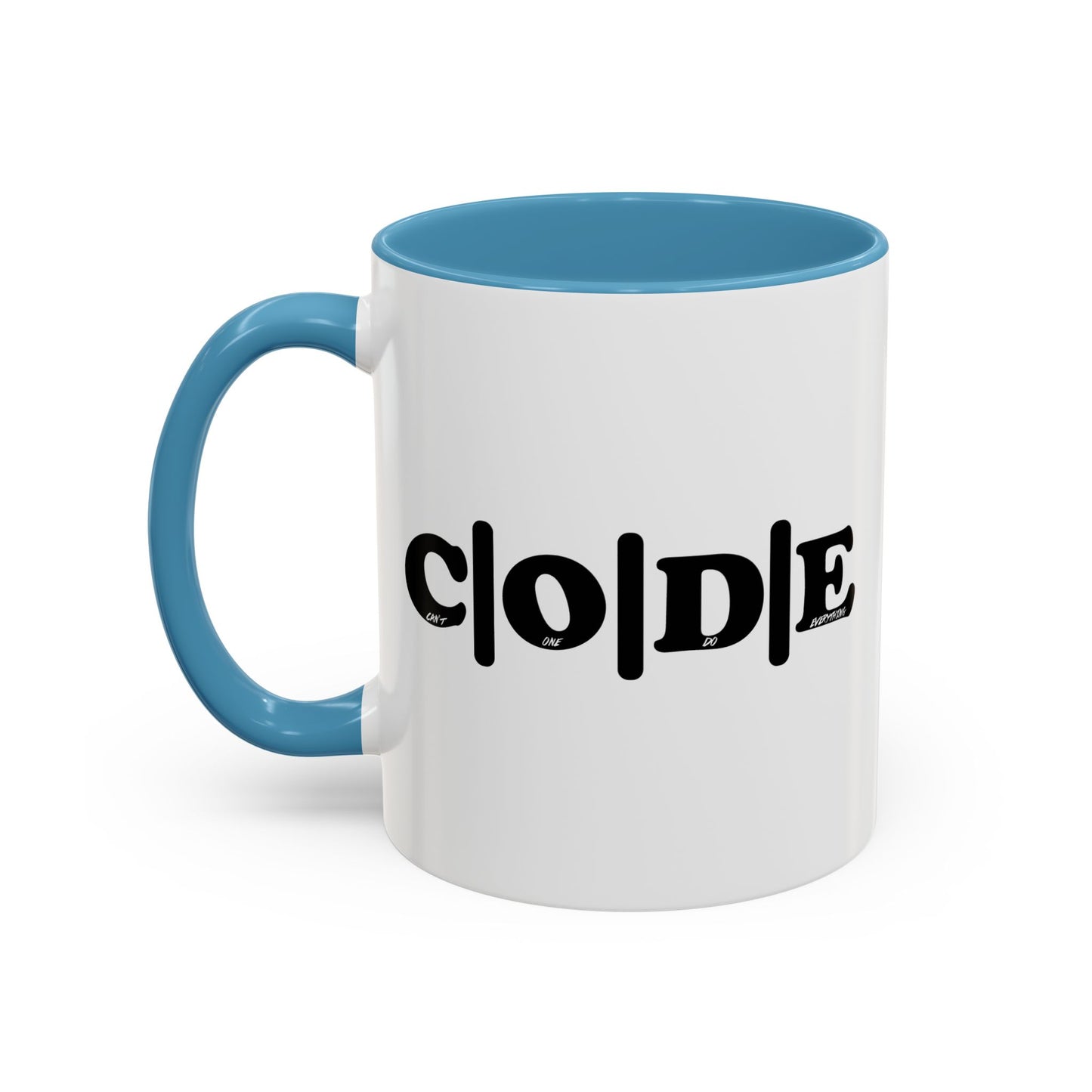 C|O|D|E Accent Coffee Mug: Stylish Coffee Cup for Home/Office, Great Gift for Coffee Lovers, Birthday, Holidays, Personalized Mug