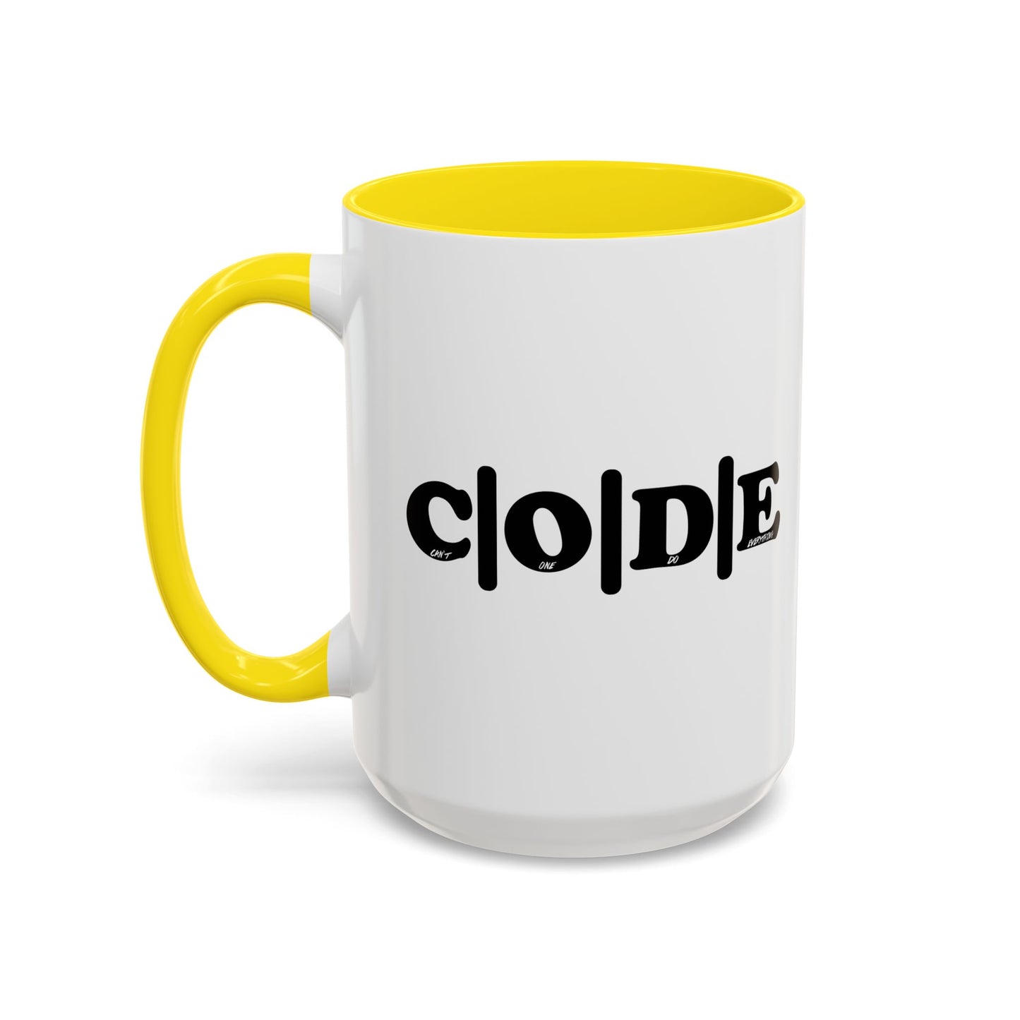 C|O|D|E Accent Coffee Mug: Stylish Coffee Cup for Home/Office, Great Gift for Coffee Lovers, Birthday, Holidays, Personalized Mug