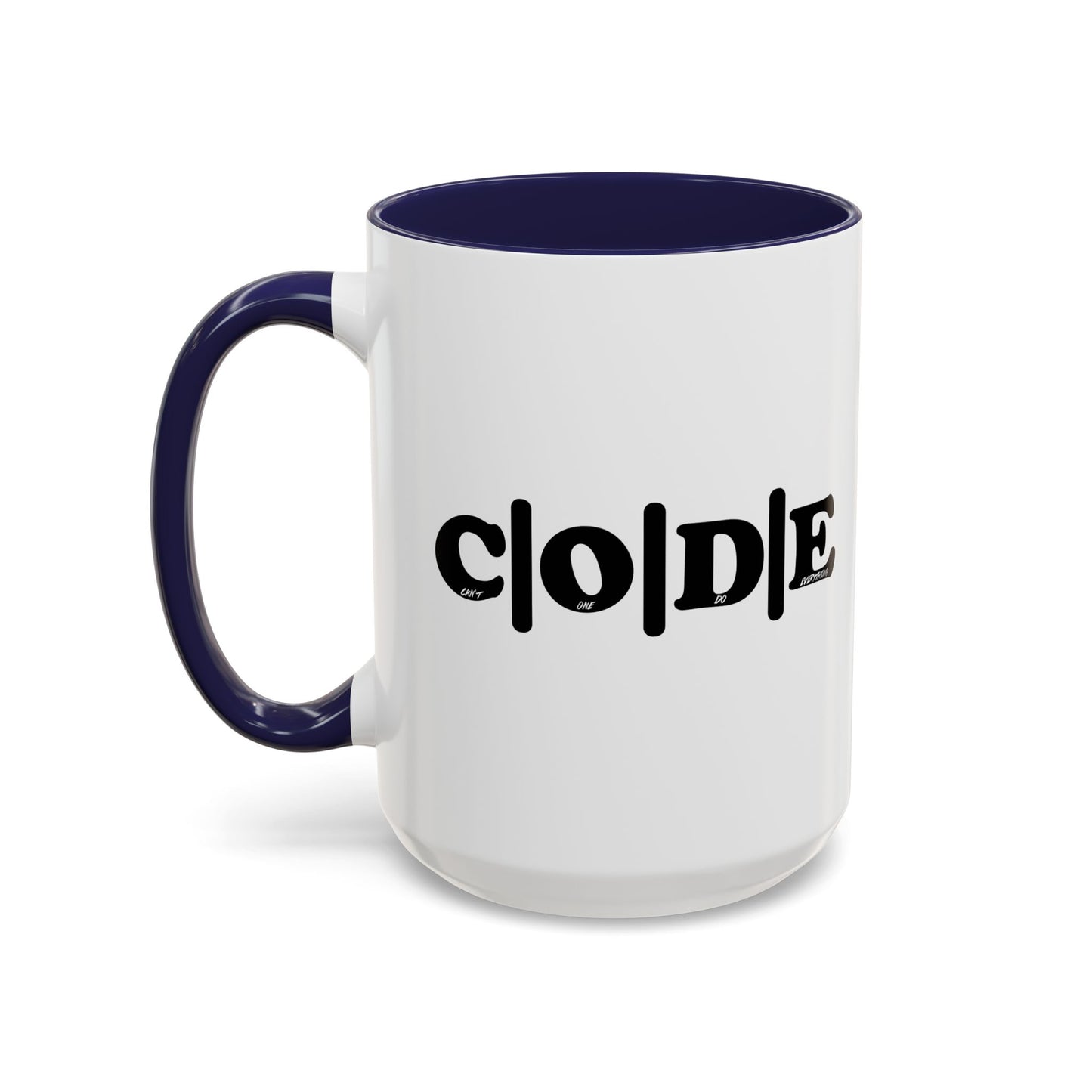 C|O|D|E Accent Coffee Mug: Stylish Coffee Cup for Home/Office, Great Gift for Coffee Lovers, Birthday, Holidays, Personalized Mug