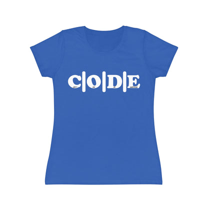 C|O|D|E Women's Flagship T-Shirt, Code and Civilization Design, Casual Wear, Gift for Her, Inspirational Clothing, Everyday Wardrobe