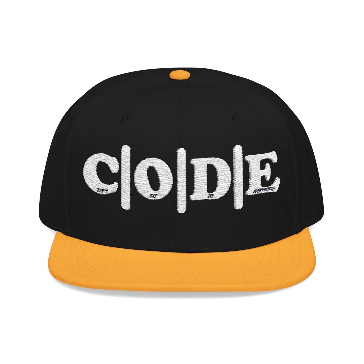 C|O|D|E Snapback Hat - Embroidery - Made for All Types of Occasions - Designed to Dictate the Vibe