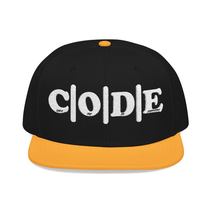 C|O|D|E Snapback Hat - Embroidery - Made for All Types of Occasions - Designed to Dictate the Vibe