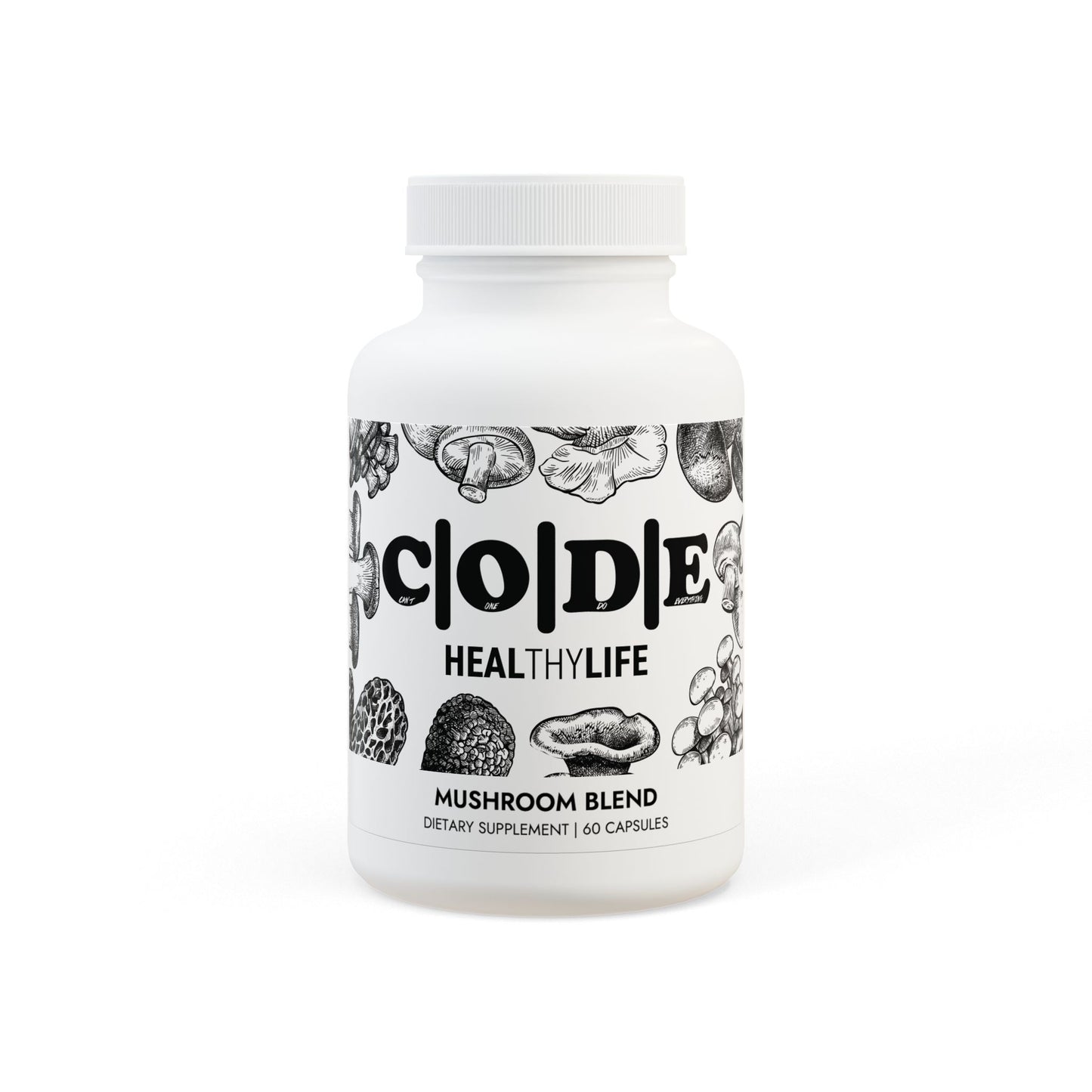 C|O|D|E HEAL THY LIFE Mushroom Blend Supplement (60 Capsules)