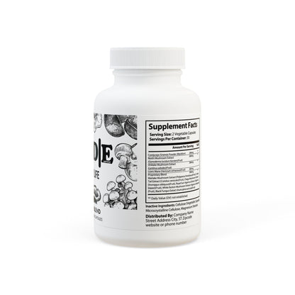 C|O|D|E HEAL THY LIFE Mushroom Blend Supplement (60 Capsules)