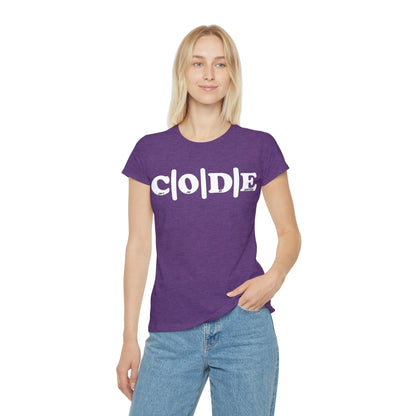 C|O|D|E Women's Flagship T-Shirt, Code and Civilization Design, Casual Wear, Gift for Her, Inspirational Clothing, Everyday Wardrobe