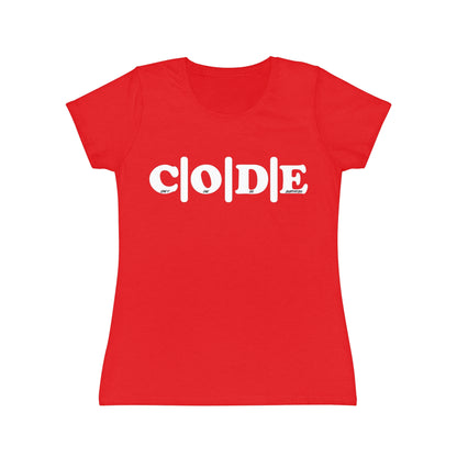 C|O|D|E Women's Flagship T-Shirt, Code and Civilization Design, Casual Wear, Gift for Her, Inspirational Clothing, Everyday Wardrobe